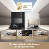 Robot Aspirateur Laveur MOVA V50 Ultra Complete -Puissance 24 000 Pa - Lavage Thermique des sols avec systeme DuoSolution