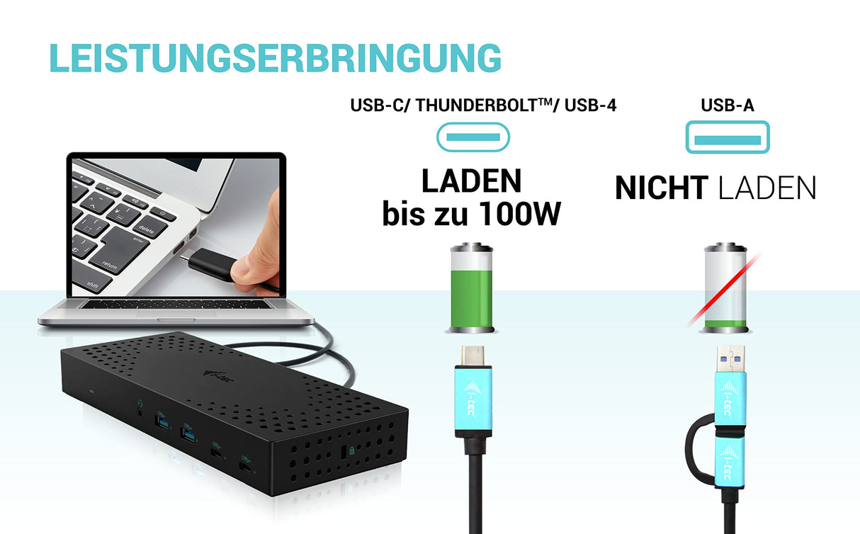 Hub USB i-Tec CATRIPLE4KDOCKPD2