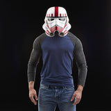 Star Wars The Black Series - Casco electrónico Premium de Imperial Shock Trooper Battlefront - Artículo de colección para Adultos - Juego de rol