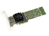 Kalea-INFORMATIQUE Tarjeta controladora M2 PCIe 3.0 x8 para 4 Unidades SSD M.2 NVMe M Key. Conjunto de Chips PLX PEX 8747