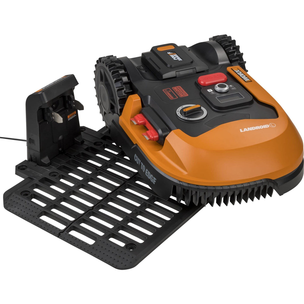 WORX Robot cortacésped Landroid L800 20V Máx. | para Superficies de hasta 800m2 | WR148E | Navegación Inteligente | Desnivel hasta 35% | Control Remoto | Cut to Edge 2,6 cm del Borde