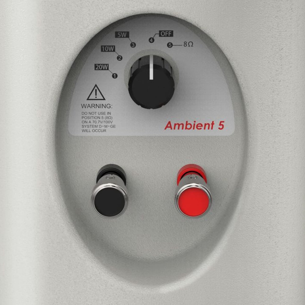 Audibax Ambient 5 White - Altavoces Pasivos de Estantería HiFi - Pareja de Altavoces Estereo de 2 Vías - Potencia Continua de 30W - Soporte de Pared Incluido - Altavoces con Woofer de 5,25"