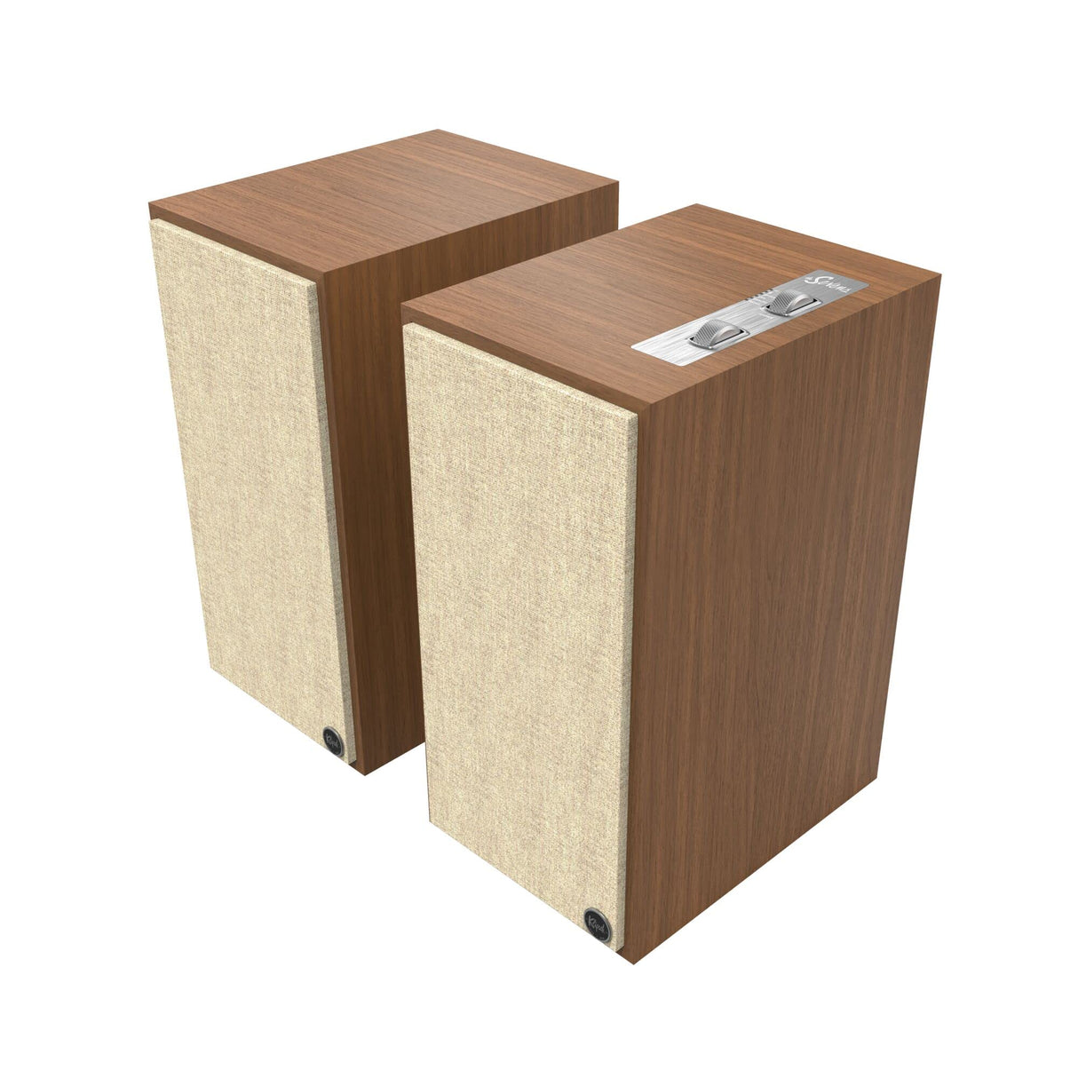 Klipsch, The Sevens, monitores alimentados, Walnut