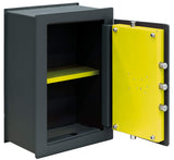 ARREGUI Ideal 10 281380 Caja fuerte de empotrar a pared con cerradura de llave, Caja de Seguridad para casa y negocio, fácil de usar, alto nivel de seguridad, 52 x 36 x 22 cm, 27 L Gris Oscuro