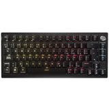 Corsair K65 Plus Wireless 75% RGB Teclado Mecánico para Juegos Intercambiable en Caliente – Interruptores Táctiles MLX Fusion Prelubricados – PBT Keycaps – QWERTY ES – Negro