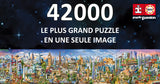 Educa - Puzzle XXL 42000 Piezas para Adultos | La Vuelta al Mundo | Incluye Lámina y Servicio de Piezas Perdidas | Rompecabezas Educativo y Decorativo | A Partir de 14 años (17570)