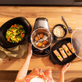 Cecotec Robot de Cocina Multifunción Mambo 11090. 1600 W, 37 Funciones, APP, Báscula y Jarra de 3,3 Litros de Acero inoxidable apta para Lavavajillas, Recetario y Accesorios