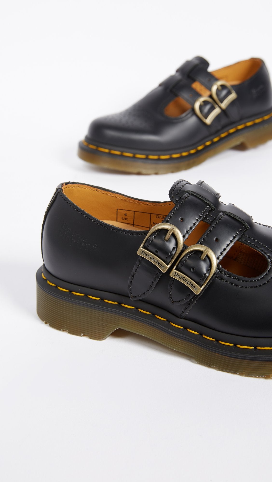 Dr Martens Mary Jane, Merceditas Mujer, Negro (Black Smooth), 37 EU