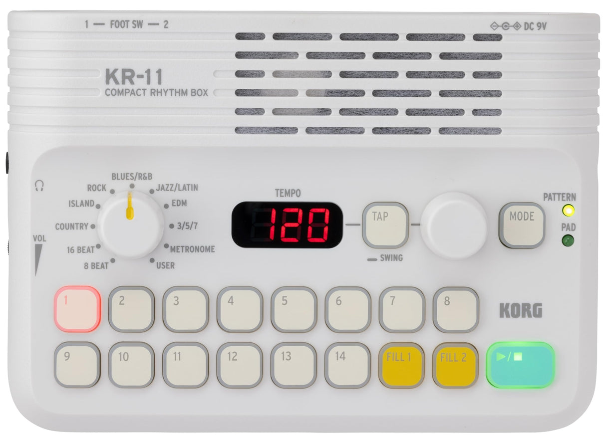CAJA DE RITMOS KR-11 Blanco