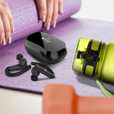 Meliconi MYSOUND True FIT Plus, Auriculares True Wireless Bluetooth 5.3 Negro, para Deportes, Control Táctil, Estuche de Carga con LED, Batería de 32 Horas