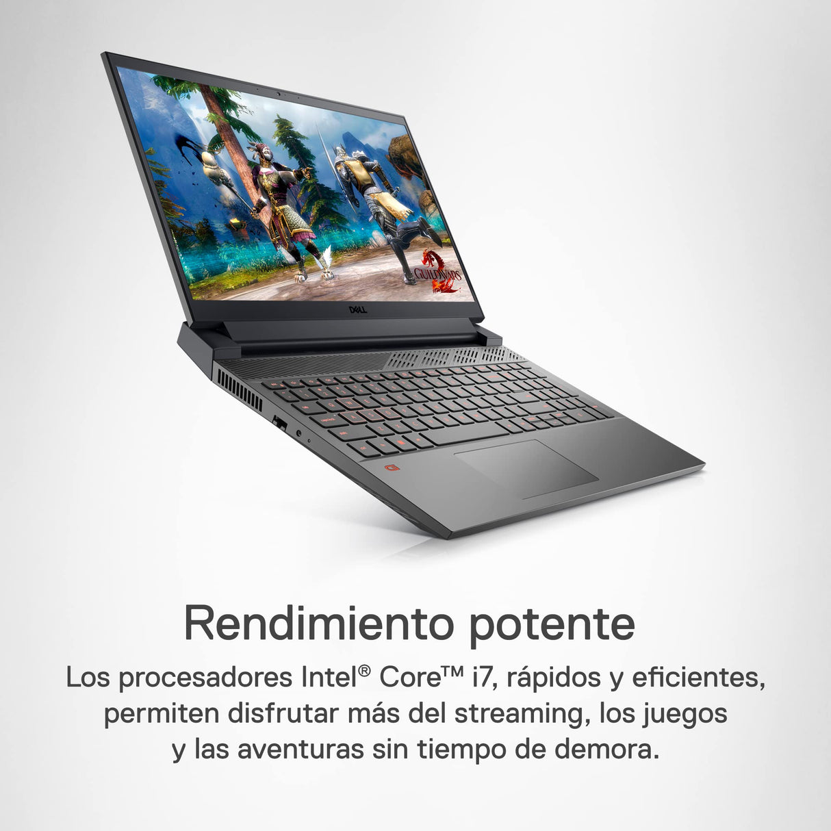 Dell G15 5520 - Ordenador portátil Gaming 15.6" FullHD (Intel Core i7-12700H , 16GB RAM, 1TB SSD, NDIVIA RTX 3070Ti,Windows 11) Gris – Teclado QWERTY español
