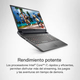 Dell G15 5520 - Ordenador portátil Gaming 15.6" FullHD (Intel Core i7-12700H , 16GB RAM, 1TB SSD, NDIVIA RTX 3070Ti,Windows 11) Gris – Teclado QWERTY español