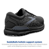 Brooks Addiction Gts 15, Zapatillas para Correr Hombre, Black Black Ebony, 42.5 EU
