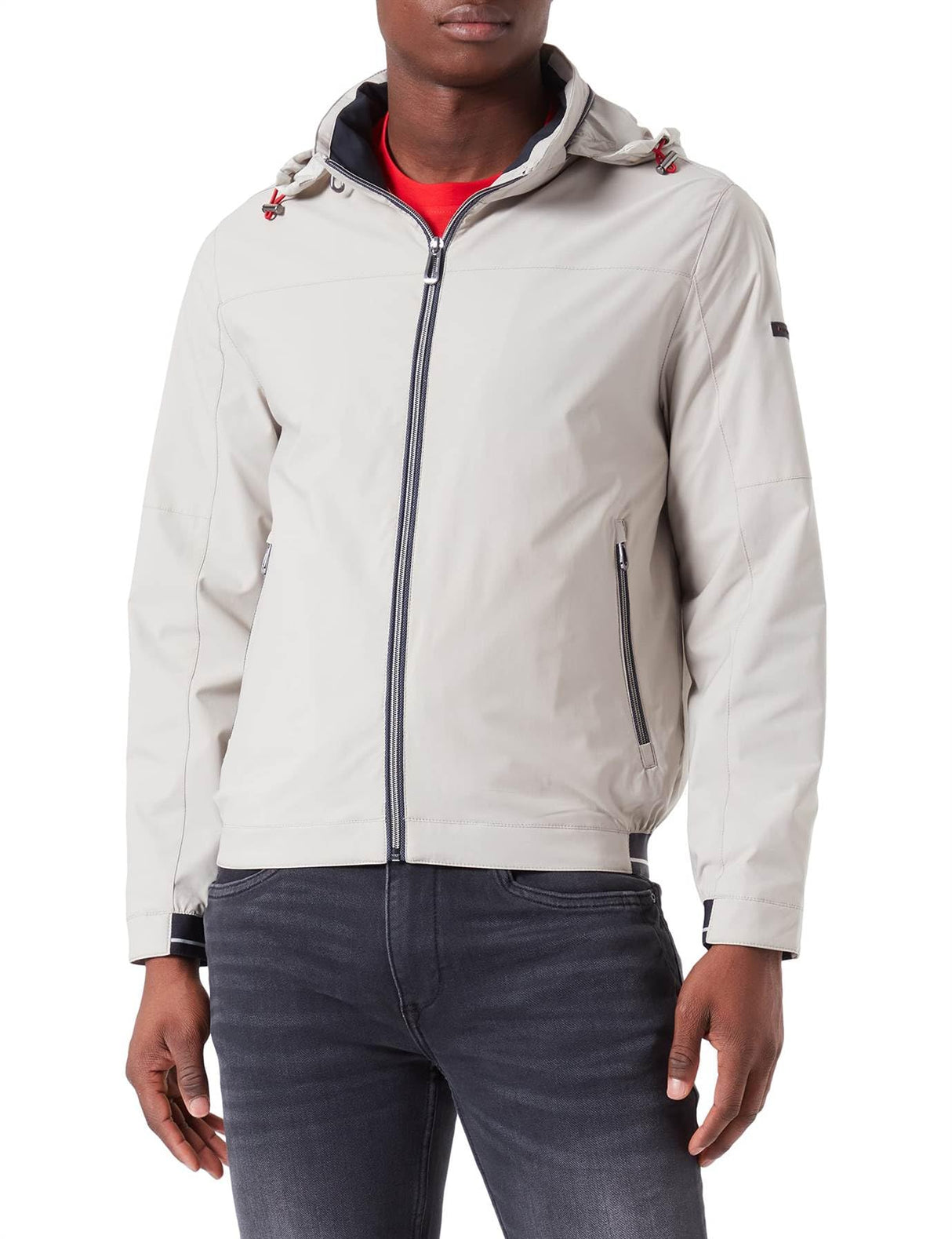 bugatti Chaqueta para hombre 373100-31216, gris claro 210, estándar, gris claro-210
