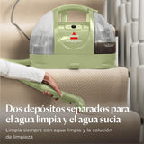 BISSELL Little Green, Aspiradora de Agua Tapicería, Lava Aspiradora para Manchas Cotidianas y Suciedad, Limpiador de Liquidos para Alfombras, Tapicería, Sofá, Auto & Más, Motor Potente de 340W, 4098N