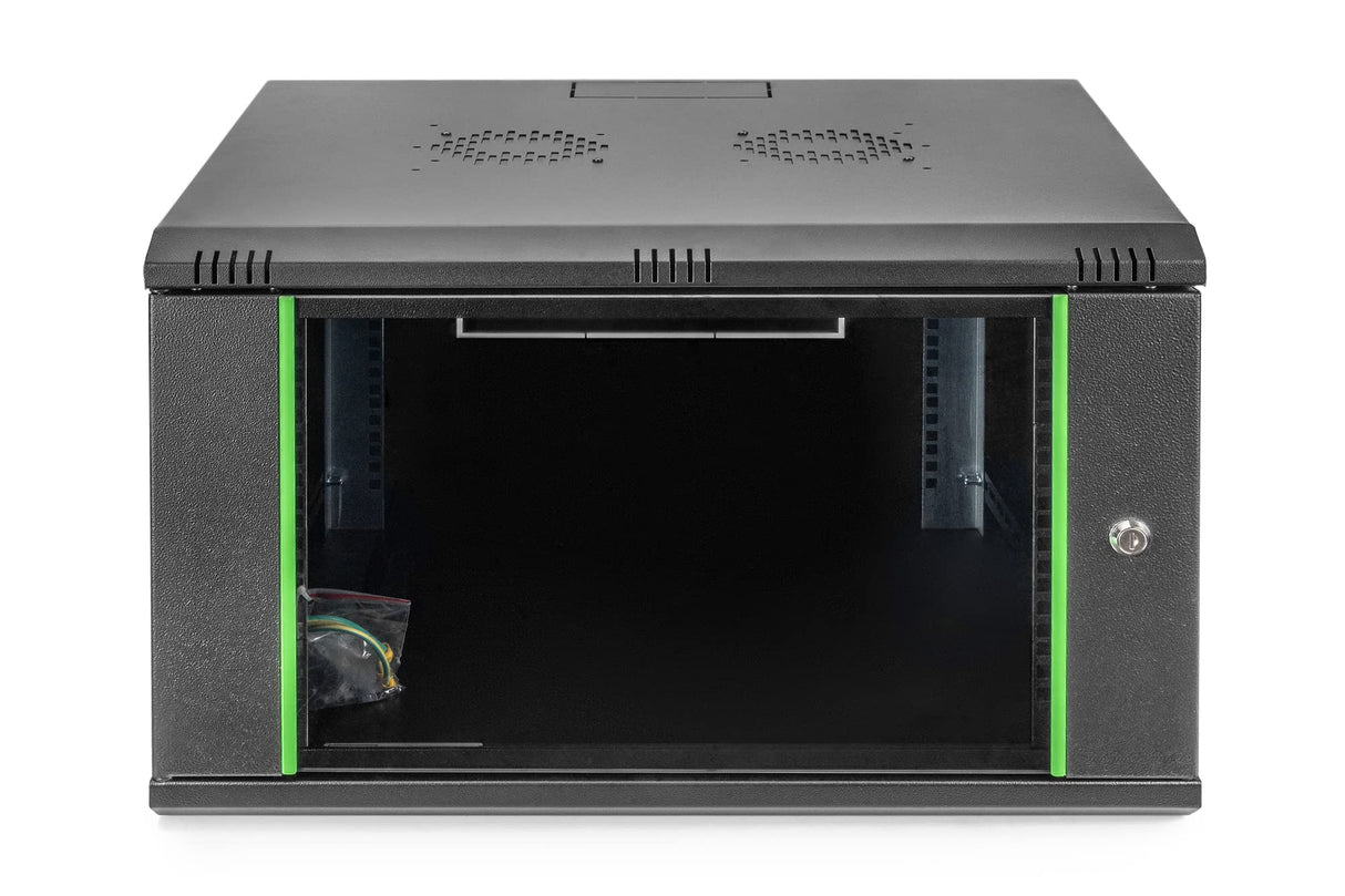 DIGITUS Armario de red - rack de 19 pulgadas - 7UA - montaje en la pared - profundidad 600 mm - capacidad de carga 60 kg - serie Dynamic Basic - negro