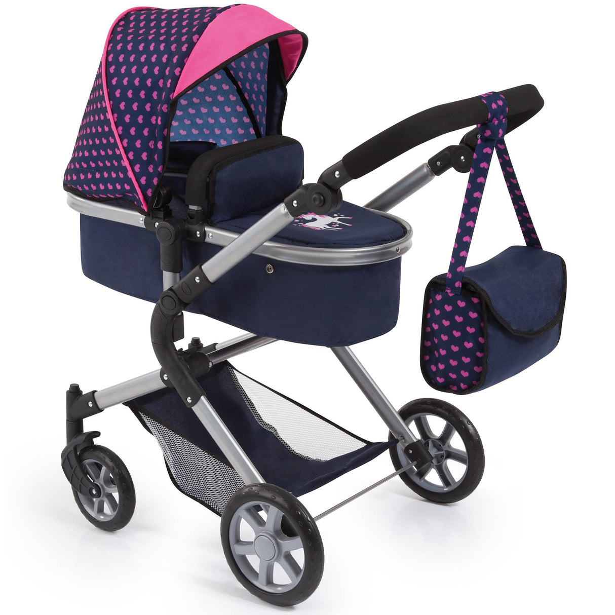 Bayer Design-18154AA Cochecito para Muñecas, color, 82 x 38,5 x 79 cm (18154AA)