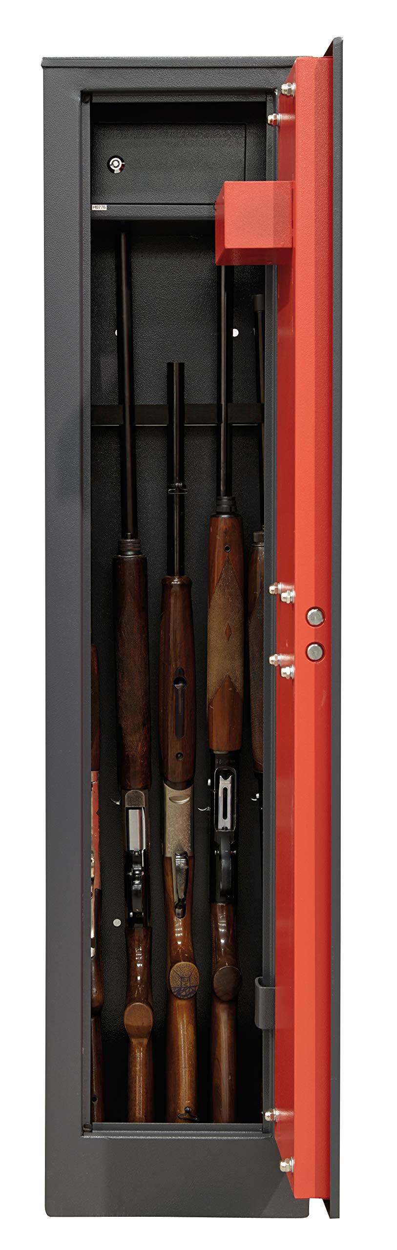 ARREGUI Braco ARM050 Armero de Acero para 5 Escopetas | Armero para Rifles con Cajón Interior | Caja Fuerte para Armas |FRANCIA e ITALIA: válido para todas armas | ESPAÑA y PORTUGAL: no homologado