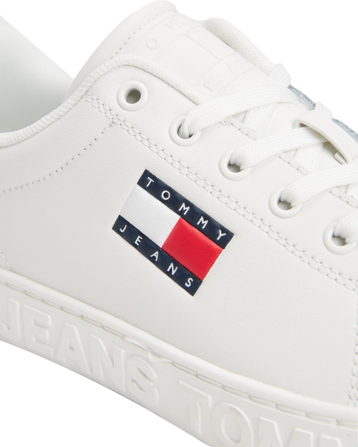 Tommy Jeans Tjw Logo Outsole Sneaker ESS En0En02703, Parte Superior Baja Mujer, Yellow (Yellow Dahlia), 37 EU