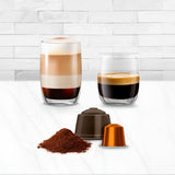 Ufesa Bellagio Cafetera Espresso Multicápsulas 3 en 1 para Nespresso, Dolce Gusto o Café Molido, Panel Táctil Digital con 7 Niveles, Depósito 1L, 1400W, 15 Bares, Apagado Automático