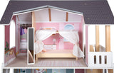 Small Foot Casa de muñecas Villa de Ensueño XL, 3 Pisos, muñecas de hasta 30 cm, Escala 1:6, Aspecto de Madera, 12730
