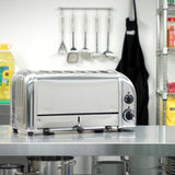 Tostadora para pan 6 rebanadas acero inox Dualit