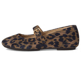 Fitflop Delicato Leopard Suede Mary Janes, Zapatos Planos Jane Mujer, Mezcla de Chocolate, 39 EU Estrecho
