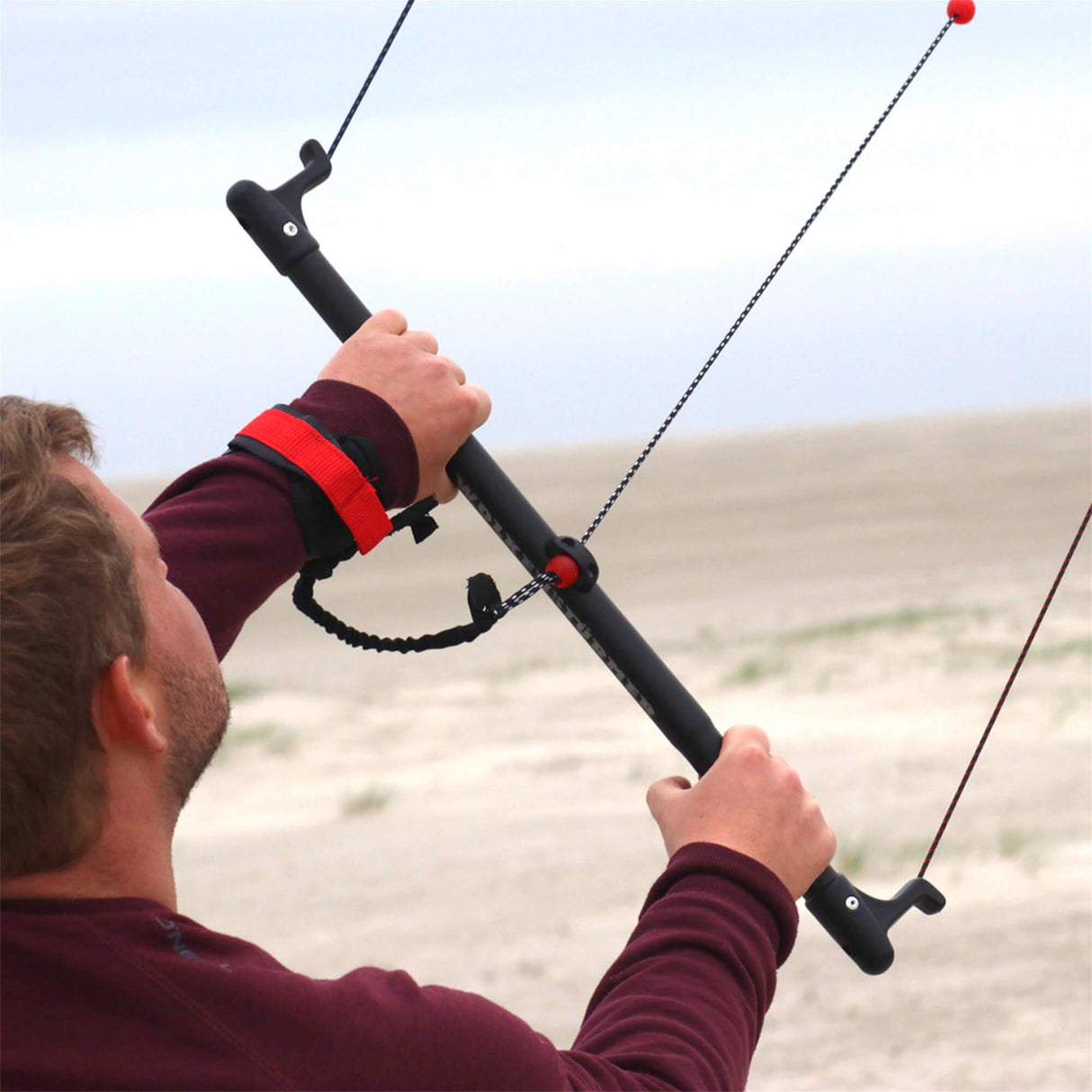 Wolkenstürmer Paraflex Trainer 2.3 Action Kite - 3 Line Steering Mat para Mountainboarding