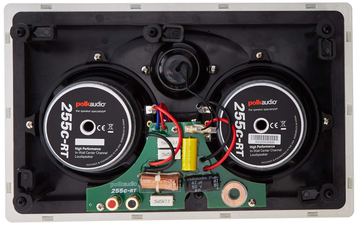 Polk Audio 255c-RT 150W Negro, Color blanco altavoz - Altavoces (1.0 canales, Alámbrico, 150 W, 30 - 27000 Hz, 8 Ω, Negro, Blanco)