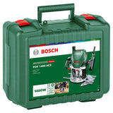 Bosch Home and Garden POF 1400 ACE Fresadora de Superficie, 1400 W, en Maletín