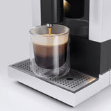 Caso Café Crema Touch - Cafetera automática, incluye manguera y depósito de leche, mecanismo de cono regulable sin niveles, listo para arrancar, todas las especialidades de café al tacto, color negro