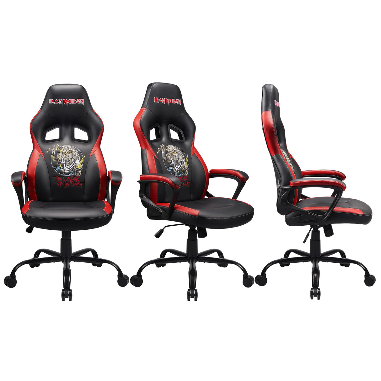Subsonic Iron Maiden - Silla Gaming Original/Asiento de Oficina Tall L