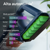 Philips Aspiradora Sin Cable Serie 5000 Pet, Potente Succión en Suelos Duros y Alfombras, 60 Min de Autonomía, Cepillo Con Luz LED, Cepillo Para Mascotas, Módulo Aqua, Batería Reemplazable (XC5142/01)