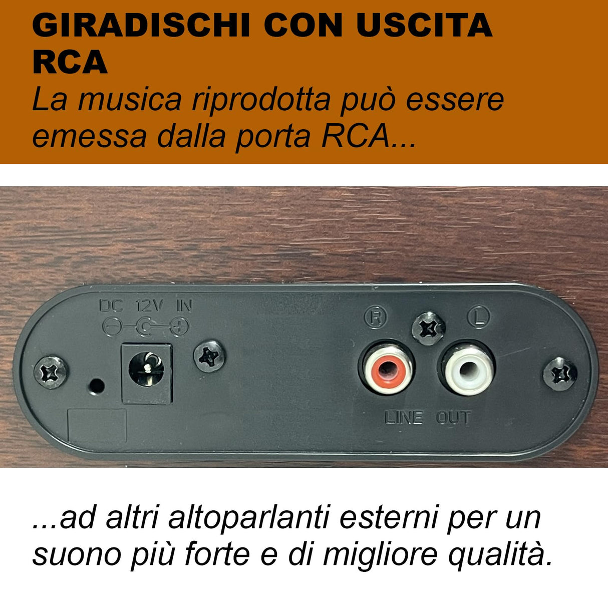 Trevi TT 1030 BT Tocadiscos con Mueble de Madera, conexión Audio inalámbrica Entrada/Salida, Reproductor de vinilos 33/45/78 RPM, Salida RCA, Altavoces incorporados