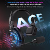 Rollei XTALK X5 Auriculares de Intercomunicación 2.4GHz Auricular de Comunicación Inalámbrico 350M Alcance 20H Sistema de Comunicación para Equipo Intercomunicación-Auriculares-Inalámbrico-Equipo
