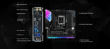 ASRock Phantom Gaming B860M Lightning WiFi 6E Intel Core Ultra B860 LGA1851 DDR5 8933 MHz 256GB M.2 Micro ATX Motherboard Thunderbolt SATA3 6.0 GB/s PCIe 5.0