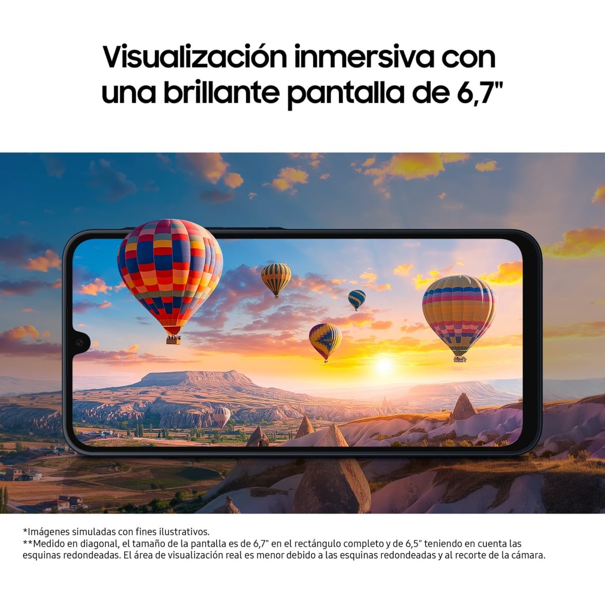 Samsung Galaxy A16 4G LTE, Teléfono Móvil Android, Pantalla 6,7" Super AMOLED, Múltiples Cámaras, Almacenamiento 128GB, Negro (Versión Española), Garantía del Fabricante 3 Años + 1 Año Extra