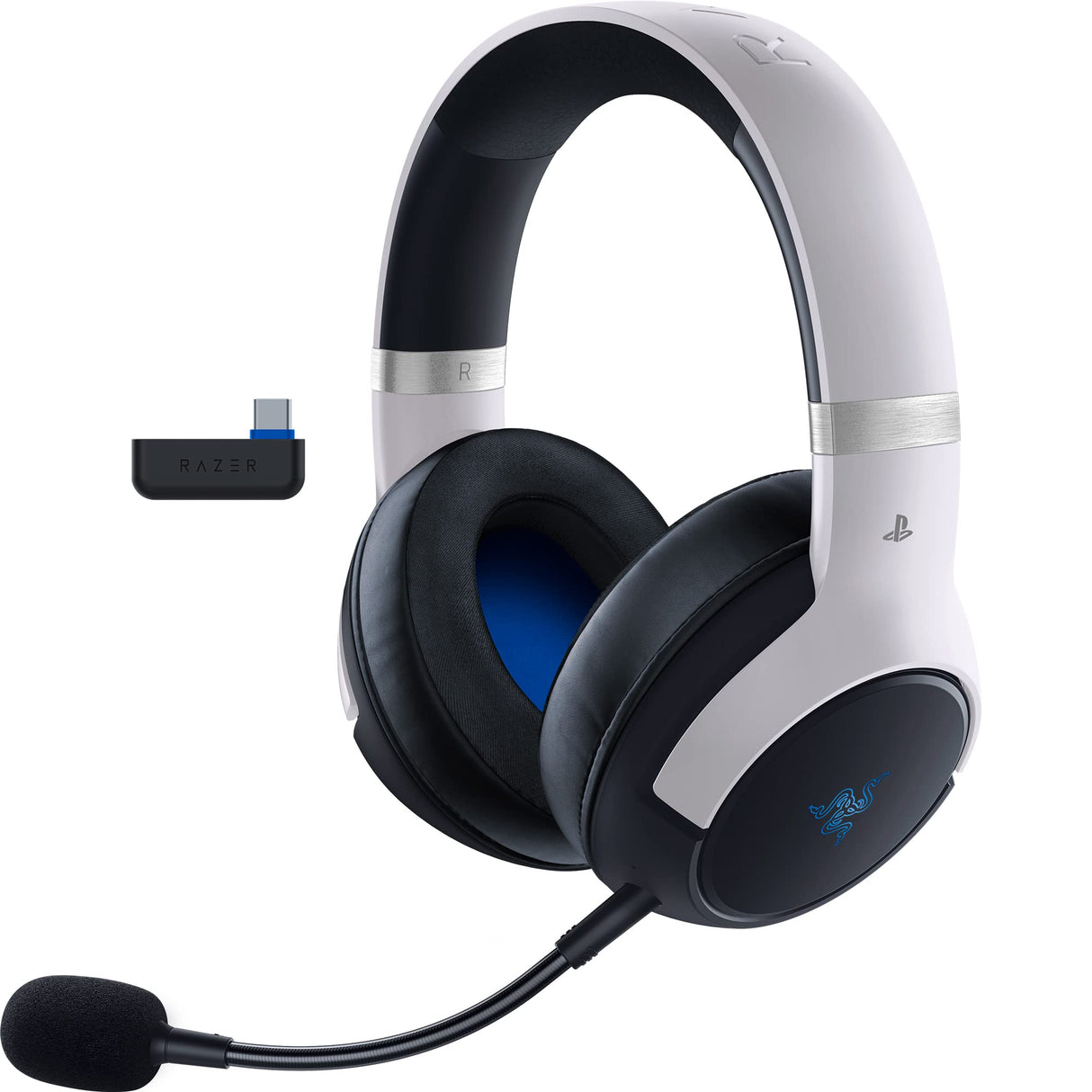 Razer Kaira Pro HyperSpeed - Auriculares Gaming Inalámbricos Para PlayStation 5 (Razer HyperSpeed Wireless, HyperSense Haptic, HyperSense Haptic, Micrófono Híbrido Integrado) Negro