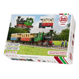 LGB- Startset Personenzug 70307 L70307-Kit de Tren de jardinería con Locomotora y Dos vagones, Color Pista g, 85 x 12 x 16 cm (Gebr. Märklin & CIE. GmbH