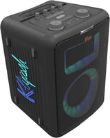 Klipsch Vegas Music City Party Speaker - Six Light Show Settings, 8 Hour Battery Life, IPX4 Rated, Pole mountable and Mic Included!