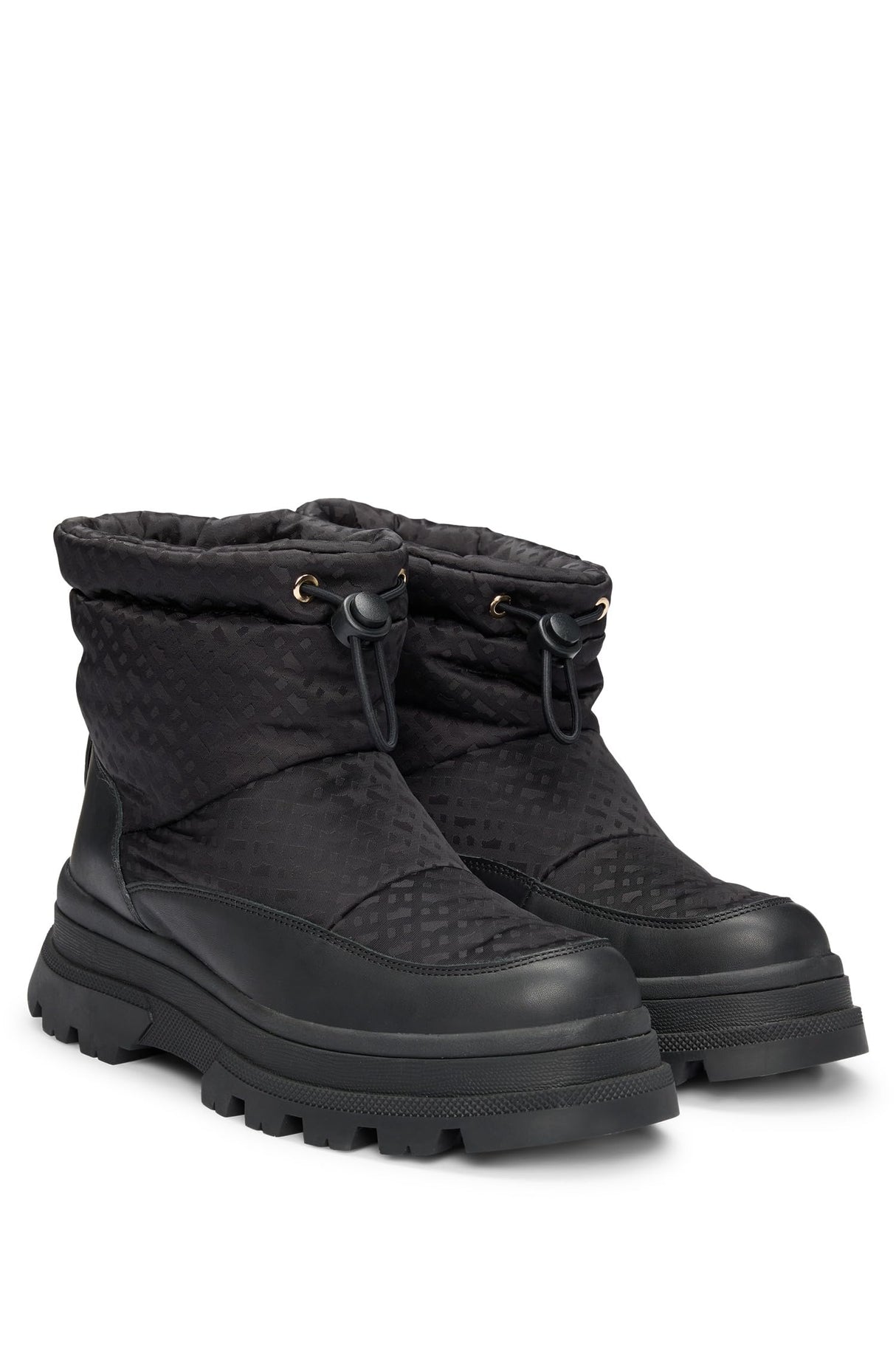 BOSS Foster_Bootie_CBBNY, botín Mujer, Negro, 37 EU