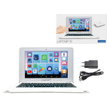 LEXIBOOK, LAPTAB® 10, Portátil con Pantalla táctil, Diseñado para Toda la Familia, Contenido Educativo y Divertido, Powered by Android™, Control Parental, Ultrafino y Ligero, LT10ES