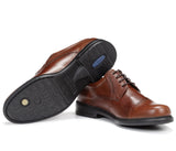 Fluchos Simon Zapatos de Cordones Derby, Hombre, Marrón (Libano 000), 45 EU (10.5 UK)