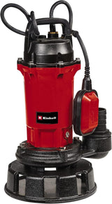 Einhell Bomba de aguas sucias GE-DP 900 Cut (900 W, caudal 16000 l/h, altura de transporte máx. 11,5 m, cuerpos extraño máx. Ø 35 mm, profundidad de inmersión 7 m, sistema de corte integrado)