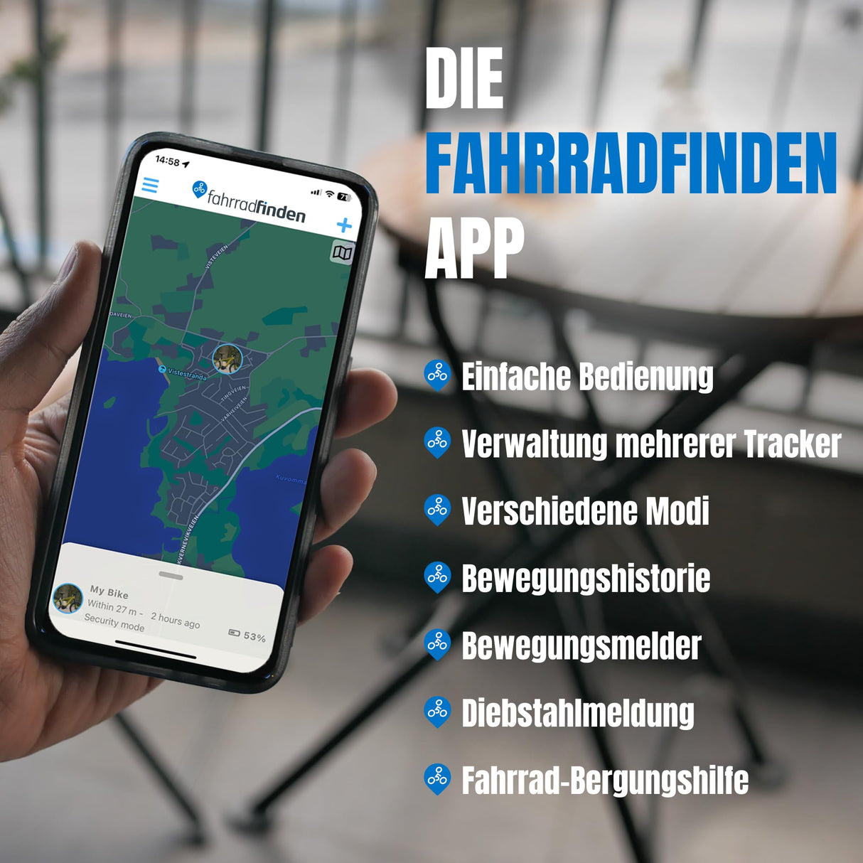 FahrradFinden Rastreador.