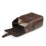 MegaGear MG1329 Para cámaras sin espejo, instantáneas y DSLR - Bolsa bandolera de cuero auténtico