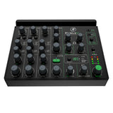 MACKIE MobileMix mezclador de 8 canales alimentado por USB para producción audiovisual, sonido en directo y streaming con instrumentos, micrófonos y Bluetooth