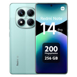 XIAOMI Redmi Note 14 Pro 5G - Smartphone de 8+256GB, Pantalla de 6.67" AMOLED FHD+ 120Hz, MediaTek Dimensity 7300-Ultra, cámara de 200MP, 5110 mAh, Cargador no Incluido, Verde (Versión ES)