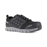 Reebok Work IB1031 S1P Excel - Zapatos de Trabajo Deportivos con Puntera de Aluminio, 45, Negro/Gris