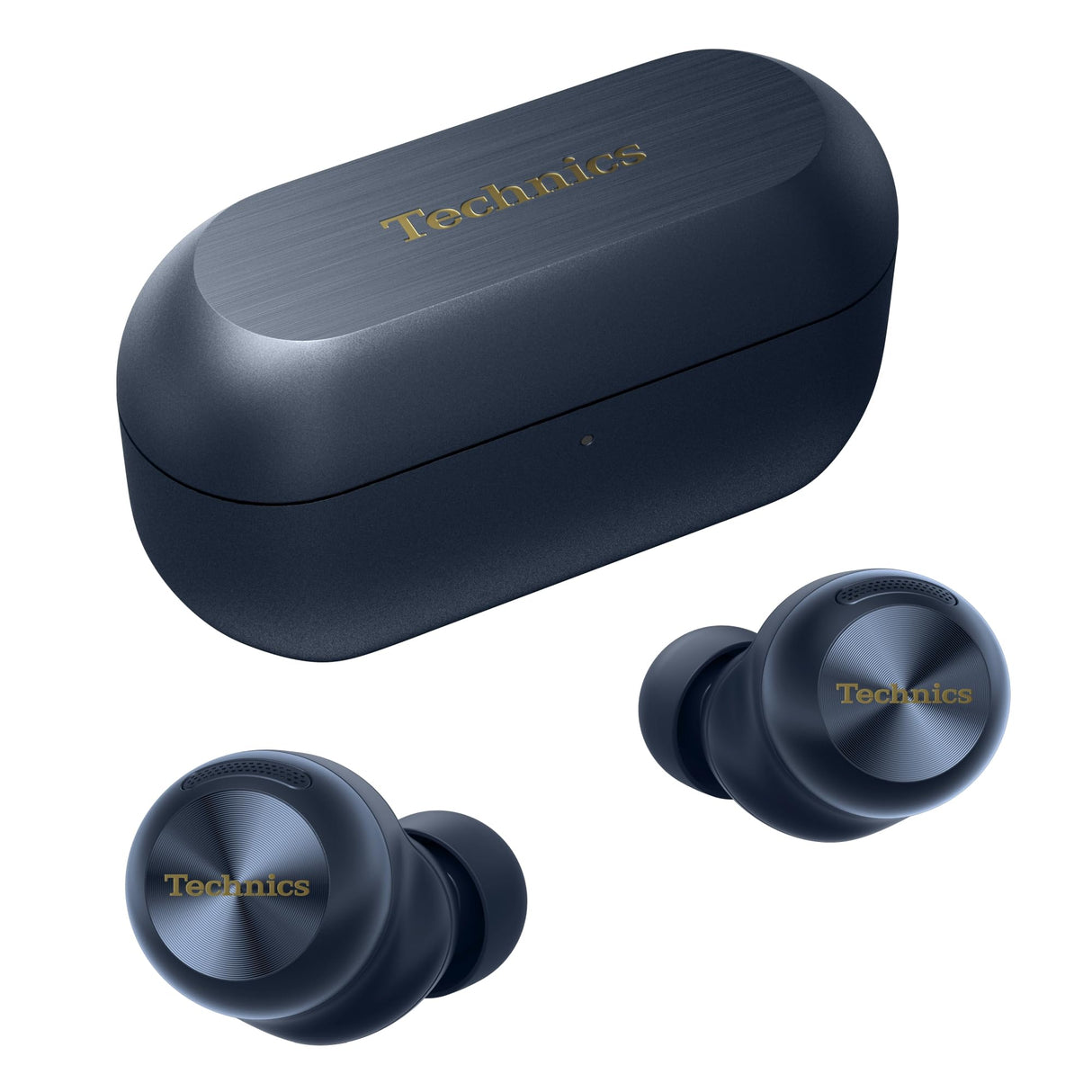 Technics EAH-AZ100E-A Auriculares Inalámbricos con Cancelación De Ruido, Bluetooth Multipunto, Voice Focus AI, Cómodos Auriculares Internos, Azul Medianoche